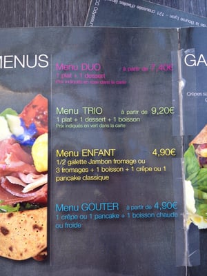 Menu photo 6 Amélie Crêperie Lyon, 69 Menu photo 6 Amélie Crêperie Lyon, 69