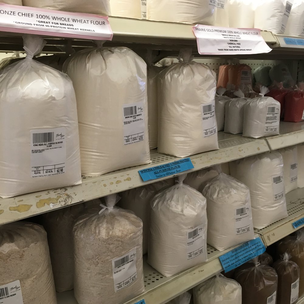 Farmers Pantry - a variety of flour in a store - Grocery Near Me - Marshfield, Wisconsin