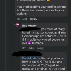 ABC Dental Robert H. Muster, Jr. DDS - Hate speech and R slur