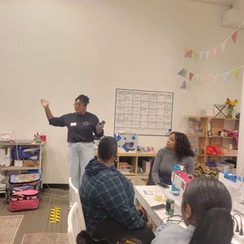 Handcraft Happy Hour - Ashley welcoming the group of ladies - Fabric Stores Near Me - Baltimore, Maryland Handcraft Happy Hour - Ashley welcoming the group of ladies - Fabric Stores Near Me - Baltimore, Maryland