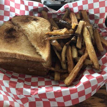 Dutch Broad Cafe at Cliffside - Kids grilled cheese and fries. Standard. - Southern Near Me - Cliffside, North Carolina