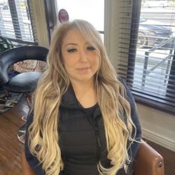 Hair Extensions By Jennifer Weir - Ash blonde with micro beaded weft extensions