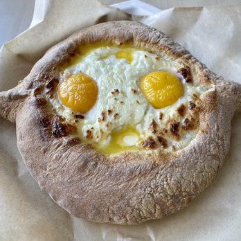 Skalka - Our khachapuri looked like Kirby. - Breakfast & Brunch Near Me - Seattle, Washington