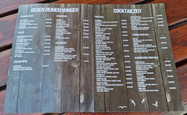 Menu photo 3 Strandbar 443 Worms, RP Menu photo 3 Strandbar 443 Worms, RP