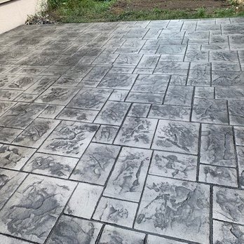 Bobby's Concrete Designs - This is my beautiful new stamped patio. - Masonry/Concrete Near Me