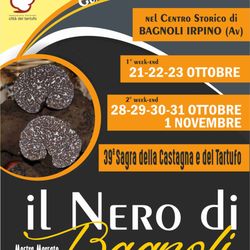 Sagra della Castagna e del Tartufo - Volantino della manifestazione