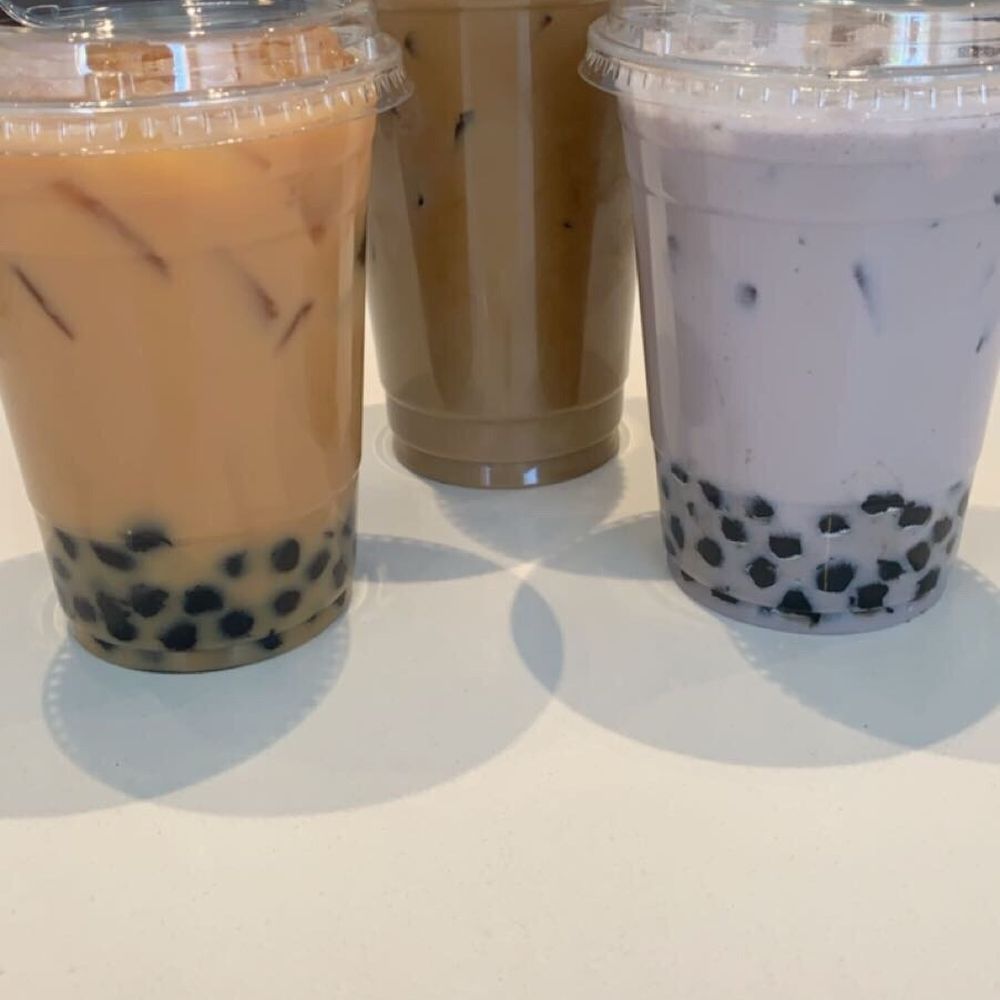 Aware Coffee - left: House Chai Tea w/ Almond milk with boba middle: Vietnamese Cold Brew Coffee right: Taro Milk Tea w/ boba - Coffee & Tea Near Me - Las Vegas, Nevada Aware Coffee - left: House Chai Tea w/ Almond milk with boba middle: Vietnamese Cold Brew Coffee right: Taro Milk Tea w/ boba - Coffee & Tea Near Me - Las Vegas, Nevada
