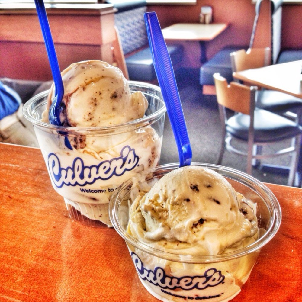 Culver's - Two scoops and one scoop! - Burgers Near Me - Mequon, Wisconsin