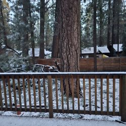 Destination Big Bear - View from the back of house