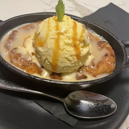 Banana bread pudding Banana bread pudding