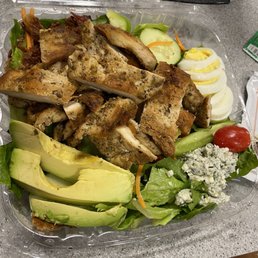 Chicken cobb salad- loaded with chicken!! Chicken cobb salad- loaded with chicken!!