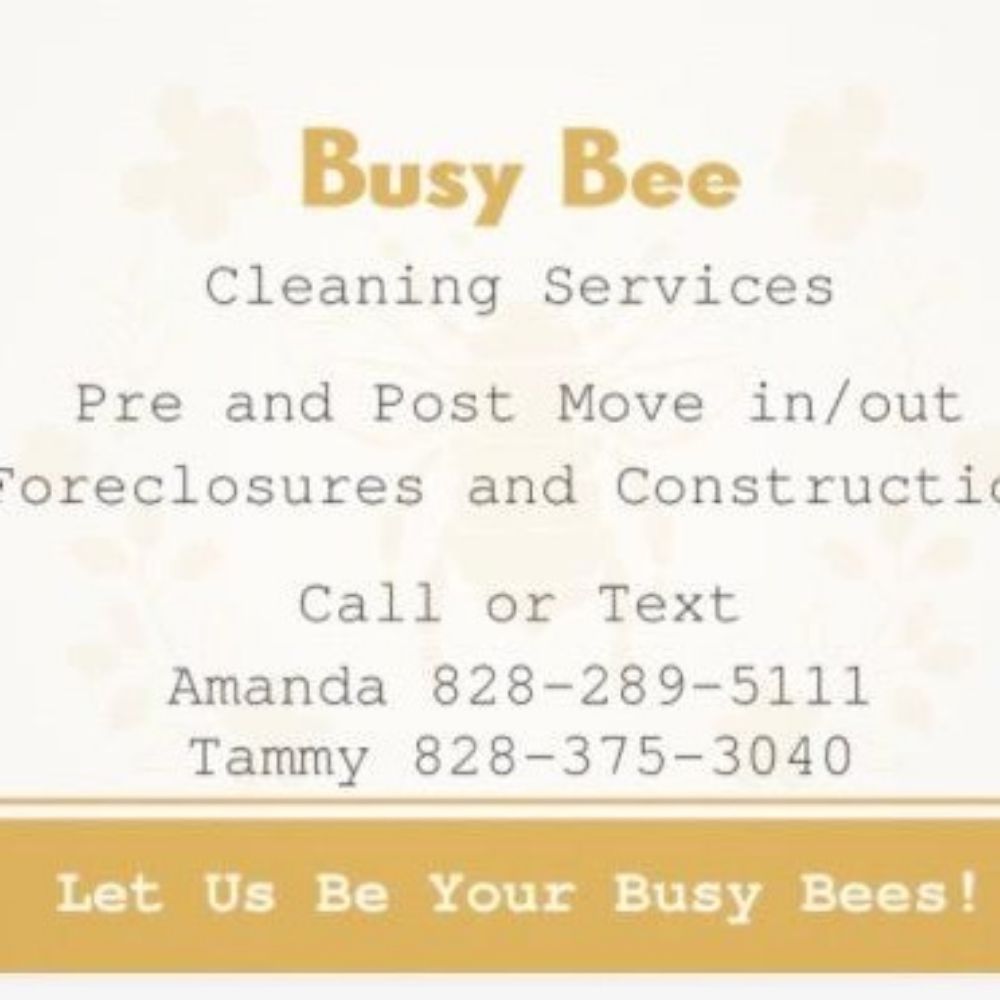 BUSY BEES CLEANING SERVICES Request a Quote Rutherfordton, North