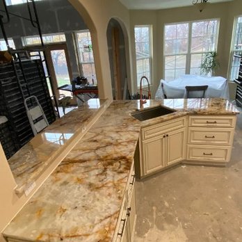 MTM Services - Under construction, but look at that Granite they installed! Beautiful! - Countertop Installation Near Me - Mansfield, Texas