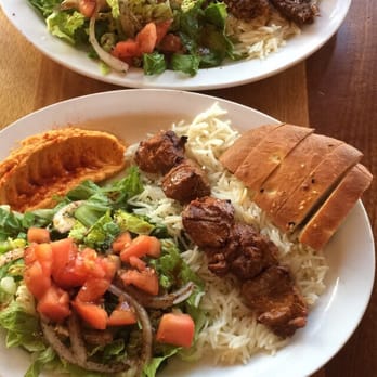 Sultan Kebab - top: beef skewer. bottom: lamb kebab - Turkish Near Me - Charlottesville, Virginia