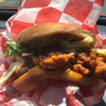 PLNT Burger - Spicy Chik N FunGuy Sandwich - Vegan Near Me - Washington, DC, District of Columbia