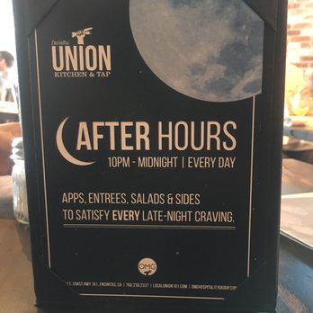 Union Kitchen and Tap Encinitas - Late night happy hour! - New American Near Me - Encinitas, California