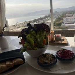 Chicken sliders, crudité with beet hummus, and pita bread ...on happy hour menu and delicious Chicken sliders, crudité with beet hummus, and pita bread ...on happy hour menu and delicious