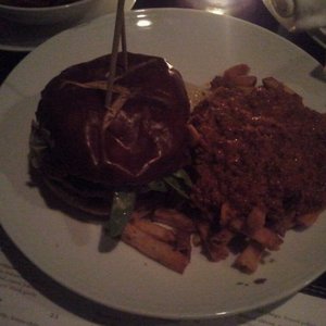 Photo of Three Aces - Chicago, IL, United States. Ace burger with Bolognese fries