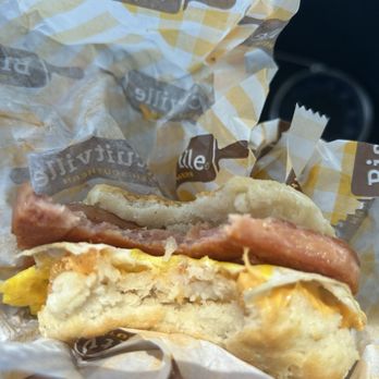 Biscuitville - Spam Ultimate Crunch Biscuit - Breakfast & Brunch Near Me - High Point, North Carolina Biscuitville - Spam Ultimate Crunch Biscuit - Breakfast & Brunch Near Me - High Point, North Carolina