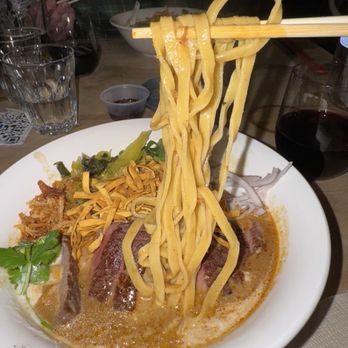 Ginger & Scallion - Noodles in Khao Soi - Thai Near Me - Seattle, Washington Ginger & Scallion - Noodles in Khao Soi - Thai Near Me - Seattle, Washington