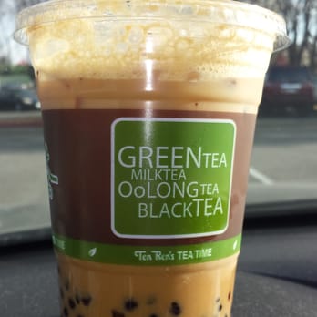 Ten Ren Tea - Coffee black tea with baby boba, perfection! - Bubble Tea Near Me - Cupertino, California Ten Ren Tea - Coffee black tea with baby boba, perfection! - Bubble Tea Near Me - Cupertino, California
