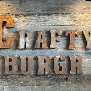 Crafty Burg'r - indoor sign - Burgers Near Me - Cornelius, North Carolina Crafty Burg'r - indoor sign - Burgers Near Me - Cornelius, North Carolina