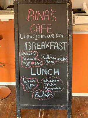Menu photo 3 BINA’s cafe Saugerties, NY