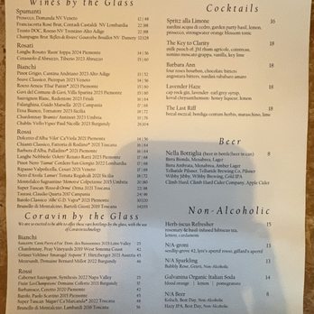 Barolo Grill - Drink menu - Italian Near Me - Denver, Colorado