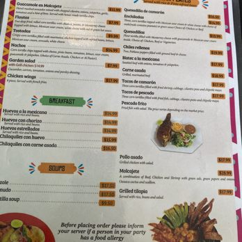Rincón Mexicano - menu 4/28/24 - Mexican Near Me - Somerville, Massachusetts