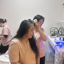 After treatment scalp check After treatment scalp check