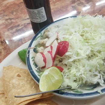 Antojitos Nena - Medium size Pozole very fulfilling and Delicious! :) - Mexican Near Me - Los Angeles, California