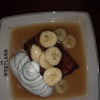 The Westland - Banana Fosters Bread Pudding, speechless! - New American Near Me - Boston, Massachusetts