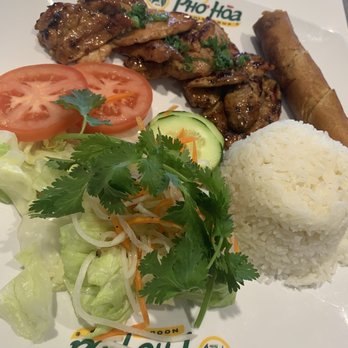Pho Hoa Noodle Soup - R23 - G.Chicken & Fried Roll - Vietnamese Near Me - Cupertino, California