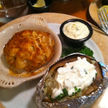Jerry's Seafood - Crab bomb and baked potato $34 - Seafood Near Me - Bowie, Maryland