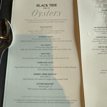 Slack Tide Fish - Menu - Seafood Near Me - Richmond, Virginia