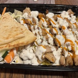 Box'd Kitchen - Chicken over Rice & Salad