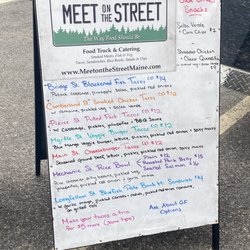 Meet On The Street - Menu for Bridge StrEAT Food Park (Summertime Wednesdays in Westbrook)