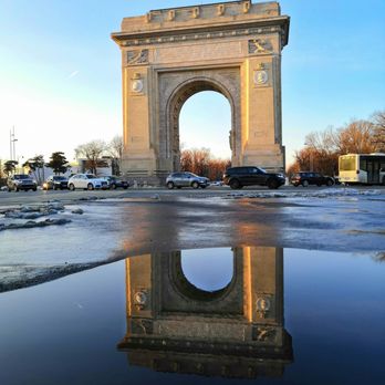 Sunnyside Travel - Triumphal Arch in Bucharest.Romanai located on the Kiseleff Road Bucharest.was built in 1921-22. - Travel Agents Near Me - New York, New York Sunnyside Travel - Triumphal Arch in Bucharest.Romanai located on the Kiseleff Road Bucharest.was built in 1921-22. - Travel Agents Near Me - New York, New York