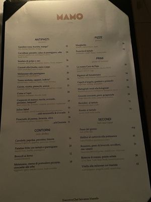 Menu photo 5 Mamo Miami Miami, FL