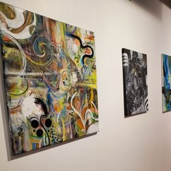 Northwest African American Museum - Abstract art by Lomar Motoyer among others