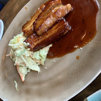 Barnwood Grill - BBQ Pork Belly and coleslaw - Seafood Near Me - Newtown, Connecticut Barnwood Grill - BBQ Pork Belly and coleslaw - Seafood Near Me - Newtown, Connecticut
