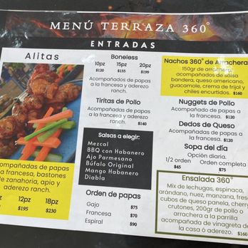 Terraza 360 - Menu - Barbeque Near Me - Acámbaro, GUA Terraza 360 - Menu - Barbeque Near Me - Acámbaro, GUA
