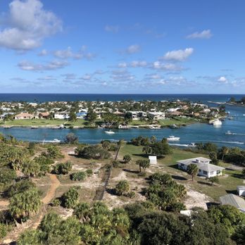 Jupiter Inlet Lighthouse and Museum - View from top of lighthouse - Landmarks & Historical Buildings Near Me - Jupiter, Florida Jupiter Inlet Lighthouse and Museum - View from top of lighthouse - Landmarks & Historical Buildings Near Me - Jupiter, Florida