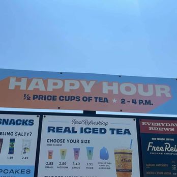 HTeaO - Happy hour 1/2 price cups of tea from 2-4pm; daily. - Coffee & Tea Near Me - Lewisville, Texas HTeaO - Happy hour 1/2 price cups of tea from 2-4pm; daily. - Coffee & Tea Near Me - Lewisville, Texas