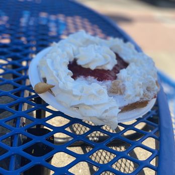 The Funnel House - Funnel Cake with Fruit - Desserts Near Me - Long Beach, California The Funnel House - Funnel Cake with Fruit - Desserts Near Me - Long Beach, California