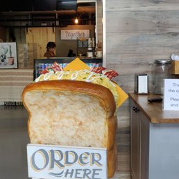 Interior, loved the  big sandwich inside.