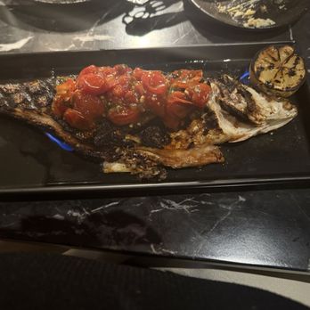 1123 by Chef Tobias - Suya-Spice Flaming Branzino - Breakfast & Brunch Near Me - Hyattsville, Maryland