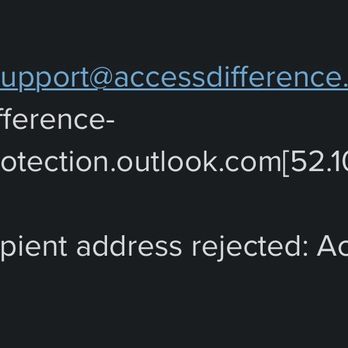 Access Management - General Customer Support email rejects incoming email - Property Management Near Me - Celebration, Florida