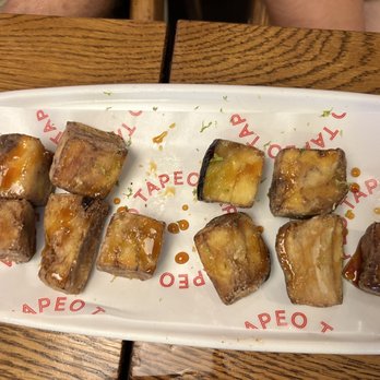 Tapeo - Fried augerines (eggplant) - Tapas Bars Near Me - Barcelona, B Tapeo - Fried augerines (eggplant) - Tapas Bars Near Me - Barcelona, B