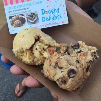 Burgerfest - Edible cookie dough- cake batter (L) and salty caramel (R). - Festivals Near Me - Chicago, Illinois Burgerfest - Edible cookie dough- cake batter (L) and salty caramel (R). - Festivals Near Me - Chicago, Illinois